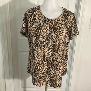 Merona leopard shirt size Medium